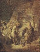 REMBRANDT Harmenszoon van Rijn Foseph Recounting his Dream (mk33_) oil on canvas